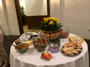 Renewal Center graduation food provided by St. George Greek Orthodox Cathedral
